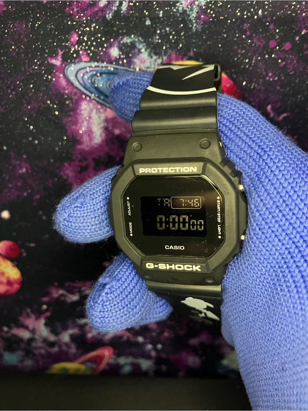 Custom G Shock Pokimon Collab Black Colorway